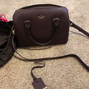 Kate Spade Plum Handbag Like New